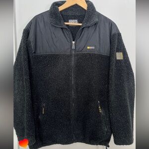 Roots Black Sherpa Jacket
